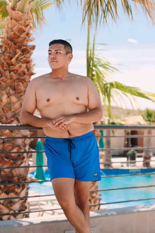 Bay Blue Mens Trunks