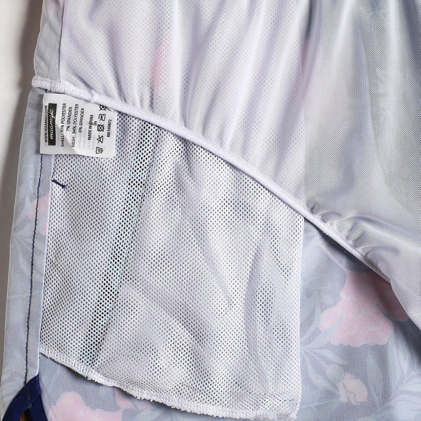 4.5 Inch Inseam Vintage Stretch Ginkgo Pin Swim Trunks