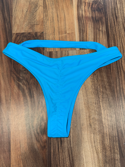 High Neck Bikini Set Blue