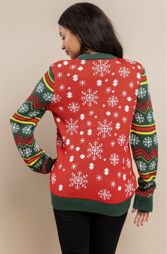 UNISEX Ugly Christmas Sweater- Tree