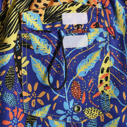 4.5 Inch Vintage Jungle Black Panther Swim Trunks