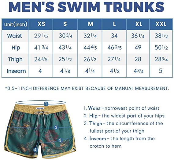 4.5 Inch Inseam Vintage Stretch Bright Fireworks Swim Trunks